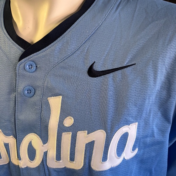 New mens XL authentic Nike North Carolina Tar Heels baseball jersey - Picture 2 of 7